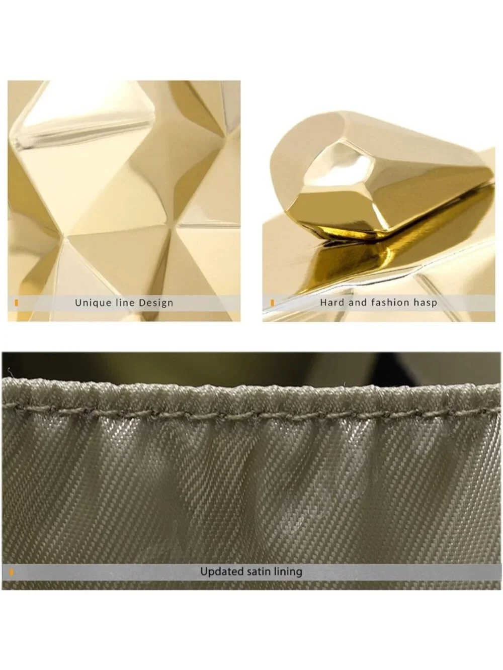 Chic Metallic Clutch Purse for Women | Elegant Evening Bag | Alloy Shell Design